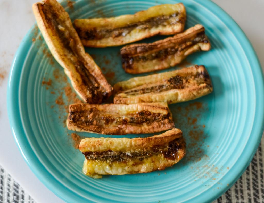 air fried bananas
