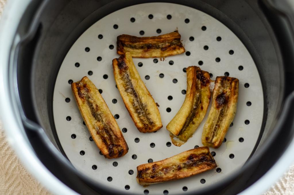 air fried bananas