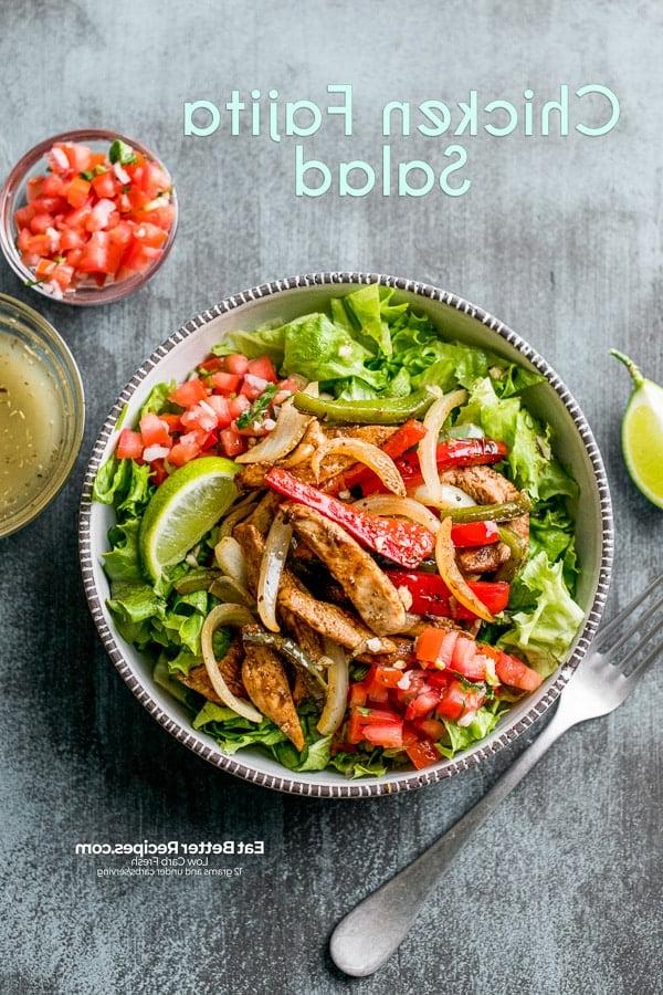 Kimyonlu Misket Limon Soslu Tavuk Fajita Salatası