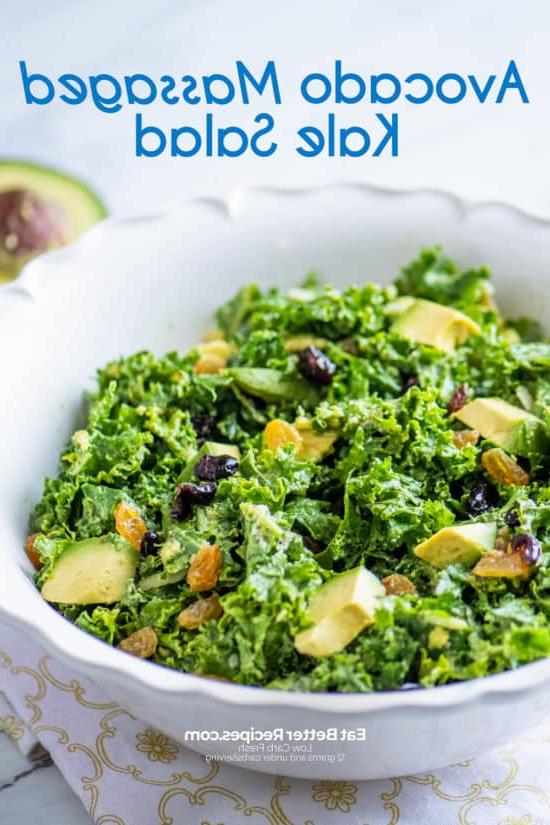 Avokadolu Masajlanmış Kale Salata