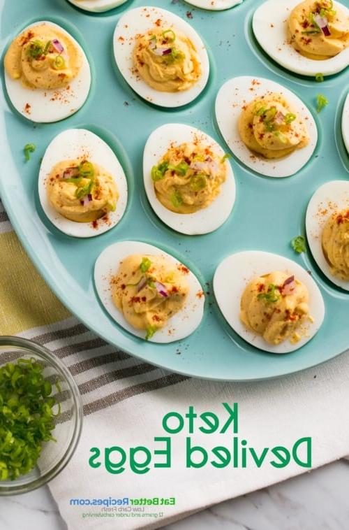 kolay şeytan yumurtası tarifi keto şeytan yumurtaları tabakta