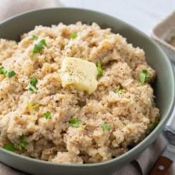Düşük Karbonhidratlı Ezme Karnabahar Tarifi KETO Karnabahar @EatBetterRecipes