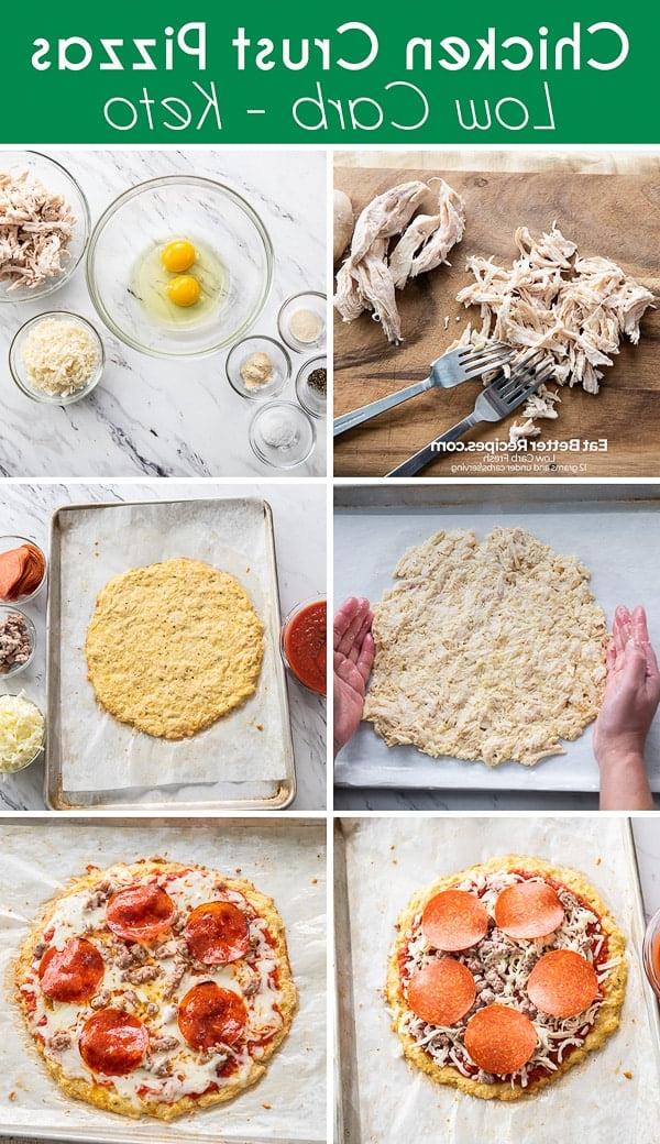 Az Karbonhidratlı Keto Tavuk Tabanlı Pizza Tarifi | EatBetterRecipes.com Tavuk pizza tabanı nasıl yapılır