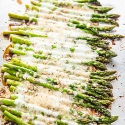 Easy Roasted Asparagus Recipe with Cheese | EatBetterRecipes.com